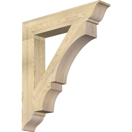 Ekena Millwork Balboa Traditional Rough Sawn Bracket, Douglas Fir, 6"W x 36"D x 40"H BKT06X36X40BOA01RDF
